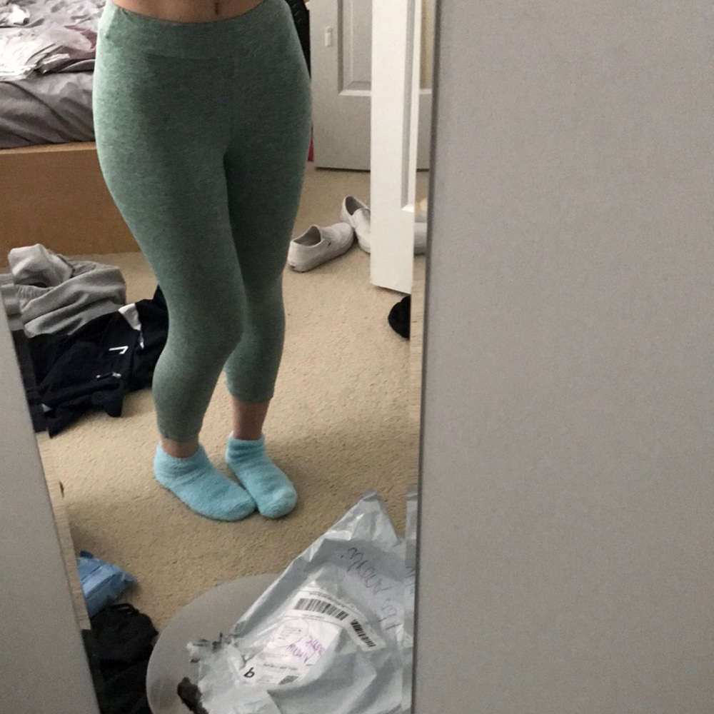 Turquoise leggings
